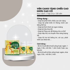 B01-Viên ngậm canxi hươu cao cổ (20ea)