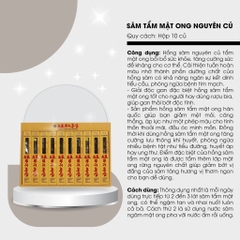 B02 - Sâm tẩm mật ong nguyên củ 200g (20ea)