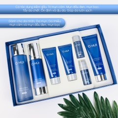 Set ohui trị mụn tặng chấm mụn ohui xanh 119kw ( 8ae)