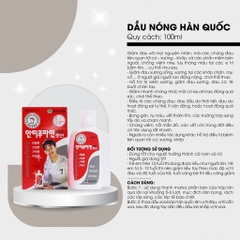 B01-Dầu nóng hàn quốc  100ml (100ea)