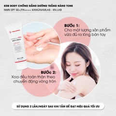 Kem body chống nắng dưỡng trắng nâng tone NMN Spf 50+ PA++++ Kangnamlab - Kn.Lab (40ea)