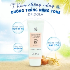 Kem chống nắng dưỡng trắng nâng tone Glutathione 70g Dr.dola (100ea)