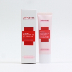 (HĐ) Kem chống nắng nâng tone Cell Fusion C hồng 50ml (100ea)