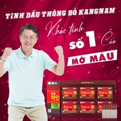 Tinh dầu thông đỏ chính phủ cao cấp Kangnam vita 180 viên (10ea)