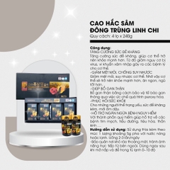 (DQ1) B01-Cao sâm đen đông trùng linh chi Korea 4 lọ x 240g (10ea)
