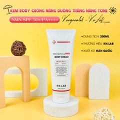 Kem body chống nắng dưỡng trắng nâng tone NMN Spf 50+ PA++++ Kangnamlab - Kn.Lab (40ea)