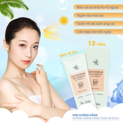 Kem chống nắng dưỡng trắng nâng tone Glutathione 70g Dr.dola (100ea)