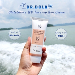 Kem chống nắng dưỡng trắng nâng tone Glutathione 70g Dr.dola (100ea)