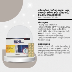 Thuốc đặc trị thoái hoá đốt sống hiệu thuốc Kwangdong 180 viên (47ea)