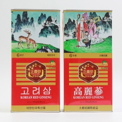 Sâm Khô hộp thiếc 6 năm tuổi 300g x 10 củ (20ea)