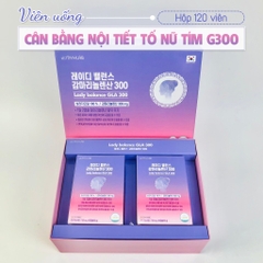 TPCN - Viên cân bằng nội tiết tố nữ tím G300 hộp 120 viên (20ea)