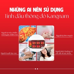 Tinh dầu thông đỏ chính phủ cao cấp Kangnam vita 180 viên (10ea)