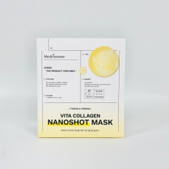 Mặt nạ thạch màu vàng Collagen dưỡng sáng da MediAnswer 5 miếng