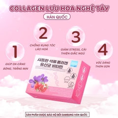 Bột collagen hoa nhuỵ tây 30 gói 2g(90ea)