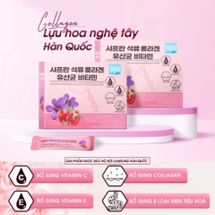 Bột collagen hoa nhuỵ tây 30 gói 2g(90ea)