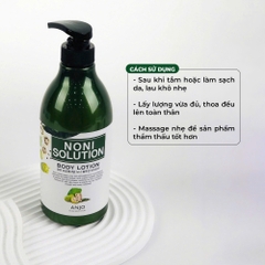 Sữa Dưỡng Thể Dưỡng Ẩm Sáng Mịn Da Từ Trái Nhàu Anjo Noni Therapy Body Lotion 750ml
