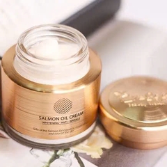 Kem Dưỡng Trắng Da, Chống Lão Hóa Dầu Cá Hồi Cre8skin Salmon Oil Cream 80g – Dưỡng Ẩm, Làm Mịn, Ngừa Thâm Nám