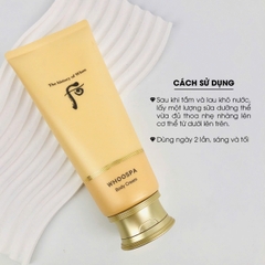 KEM DƯỠNG THỂ ĐÔNG Y THE HISTORY OF WHOO WHOOSPA BODY CREAM 200ml
