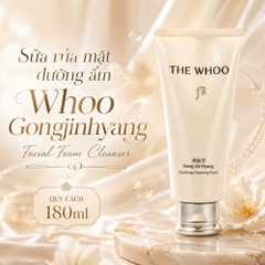 Sữa rửa mặt dưỡng ẩm Whoo Gongjinhyang Facial Foam Cleanser 180ml