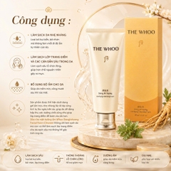 Sữa rửa mặt dưỡng ẩm Whoo Gongjinhyang Facial Foam Cleanser 180ml
