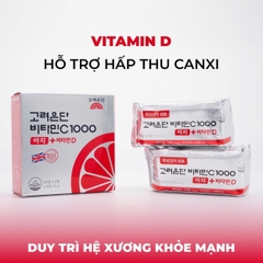 Viên uống bổ sung Vitamin C + Vitamin D 1000mg Eundan Hàn Quốc 120 viên