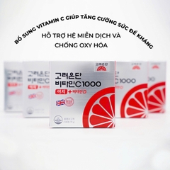 Viên uống bổ sung Vitamin C + Vitamin D 1000mg Eundan Hàn Quốc 120 viên