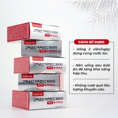 Viên uống bổ sung Vitamin C + Vitamin D 1000mg Eundan Hàn Quốc 120 viên