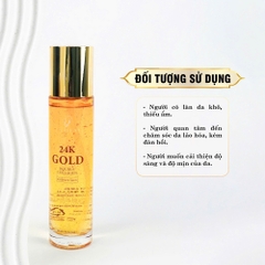 Tinh chất dưỡng sáng & chống lão hóa ELUJAI 24K Gold Double Collagen Essence Skin 120ml