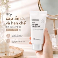 Kem Chống Nắng Dưỡng Ẩm Merikit Aqua Shining Sunblock SPF50+ PA+++ 60ml