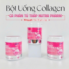 Bột uống collagen cá phân tử thấp Nutra Pharm