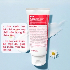 Sữa rửa mặt làm sạch và hỗ trợ tái tạo da Medipeel Lacto Collagen Clear Foam Cleanser 2.0 300ml