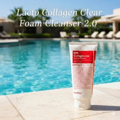 Sữa rửa mặt làm sạch và hỗ trợ tái tạo da Medipeel Lacto Collagen Clear Foam Cleanser 2.0 300ml