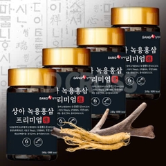 Cao Hươu Hồng Sâm Premium bồi bổ sức khỏe tập đoàn SANGA PHARM 240g x 4 lọ
