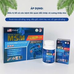Viên uống hỗ trợ xương khớp Super Power MSM Premium Alpha + Vitamin D 