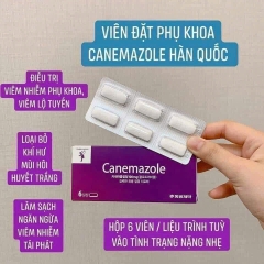 Viên đặt phụ khoa Canemazole Hàn Quốc