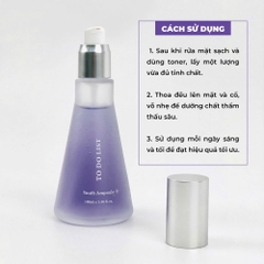 Tinh chất làm dịu và phục hồi da TO DO LIST Youth Ampoule 100ml