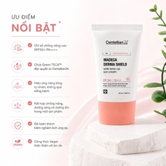 Kem chống nắng nâng tông Centellian24 Madeca Derma Shield Safe Tone-Up Sun Cream