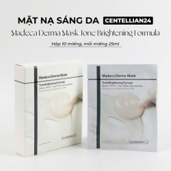 Mặt nạ dưỡng sáng da Centellian24 Madeca Derma Mask Tone Brightening Formula hộp 10 miếng