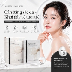 Mặt nạ dưỡng sáng da Centellian24 Madeca Derma Mask Tone Brightening Formula hộp 10 miếng