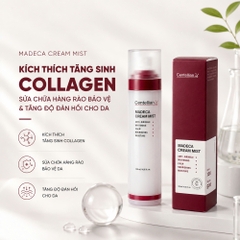Nước hoa hồng dạng xịt dưỡng ẩm sâu Centellian 24 Madeca Cream Mist 120ml