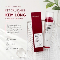 Nước hoa hồng dạng xịt dưỡng ẩm sâu Centellian 24 Madeca Cream Mist 120ml