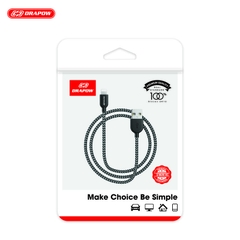 Dây cáp sạc nhanh CZ06 cho điện thoại iPhone dây dù chống đứt gẫy