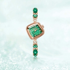 Đồng Hồ Nữ JA-1425B Julius Hàn Quốc (Xanh)