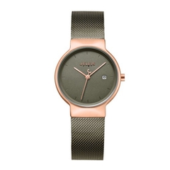 Đồng Hồ Nữ JS-009 Julius Star Hàn Quốc Dây Thép (2 màu)