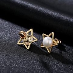 Bông Tai Ngọc trai ESME ES044A Mạ Vàng 18k (Vàng)