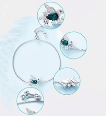 Vòng Tay ESME ES092B Bạc 925 Cao Cấp ESME Đính Đá Swarovski