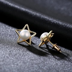 Bông Tai Ngọc trai ESME ES044A Mạ Vàng 18k (Vàng)