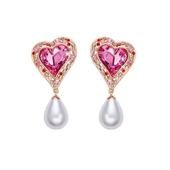 Bông Tai Cao Cấp ESME ES150CB Phủ Rodium (Hồng)