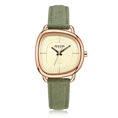 Đồng Hồ Nữ  JA-1436 Julius Hàn Quốc Dây Da (2 Màu)