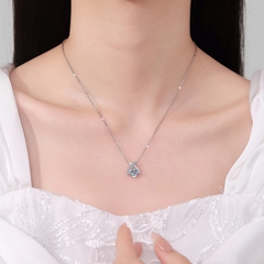 Dây Chuyền ESME ES298AS Kim Cương Đá Moissanite Bạc 925